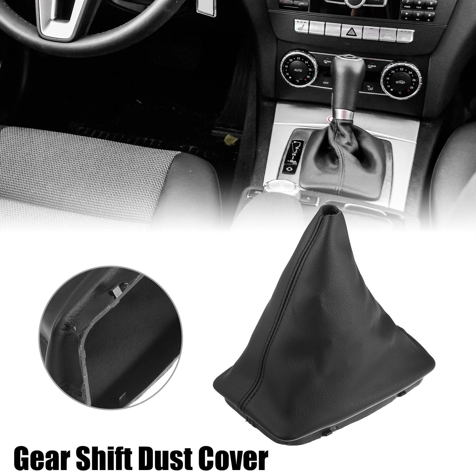 Gear Shift Boot Cover for Mercedes-Benz C-Class W204 (2008–2013)