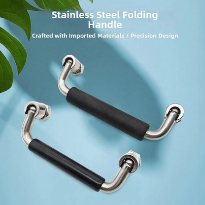 304 SS Folding Handle for Space Saving Applications (90 Deg Design)