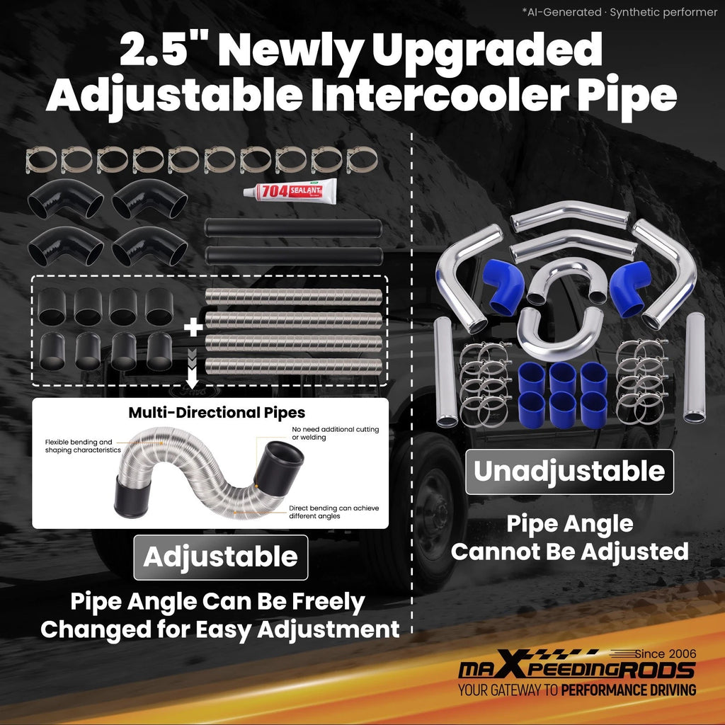 Intercooler Pipe Kit for Universal (63.5mm)
