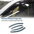 Window Deflectors Side Vent Visors 1 Set for Mazda 3 Sedan (2010–2013)