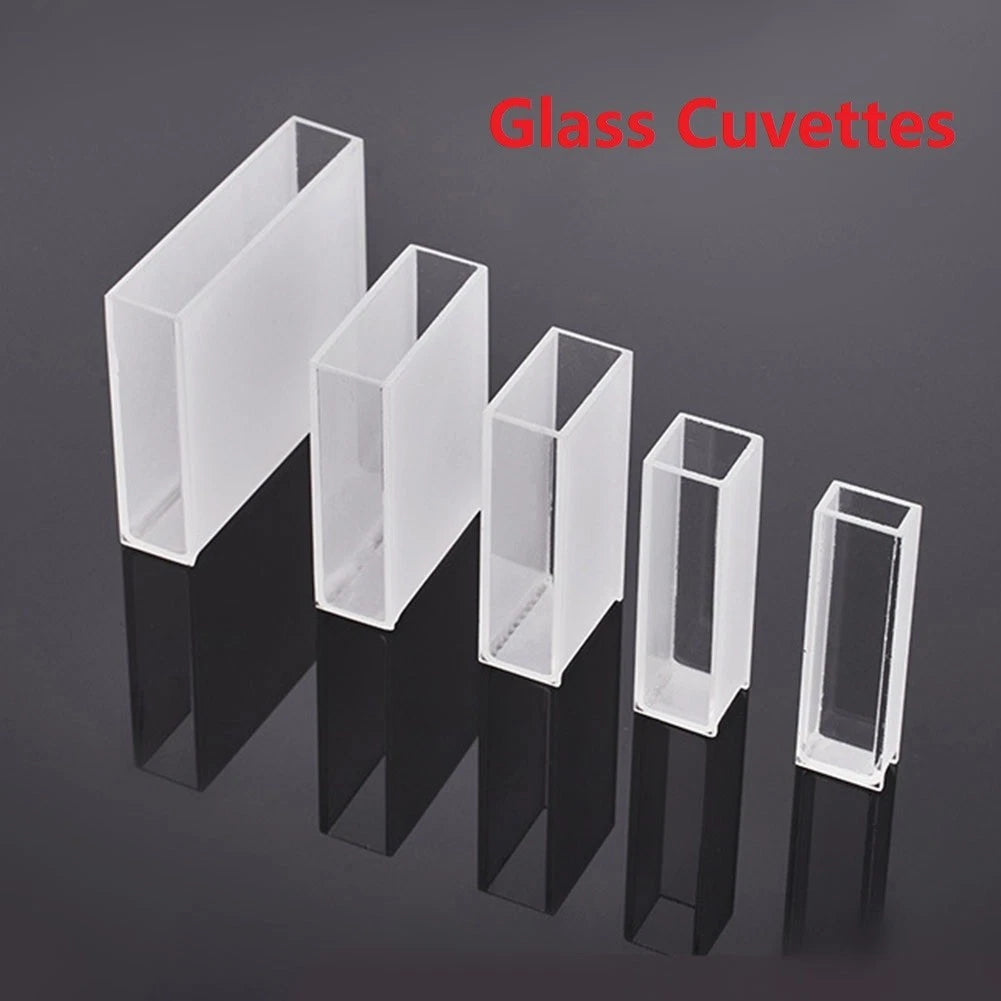 1pc Glass Cuvette for 751/722 Spectrophotometer (Optical Path 10mm-50mm)