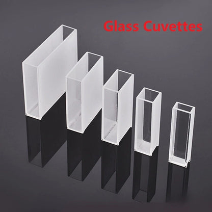 1pc Glass Cuvette for 751/722 Spectrophotometer (Optical Path 10mm-50mm)