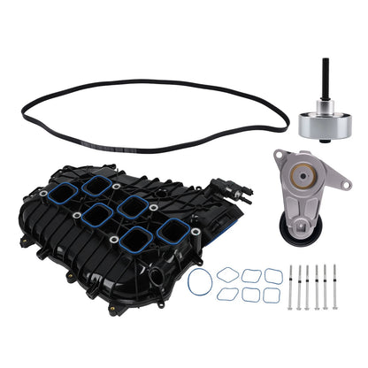 Drive Belt Tensioner Kit & Intake Manifold for Chevy Traverse GMC Acadia (2009–2017)