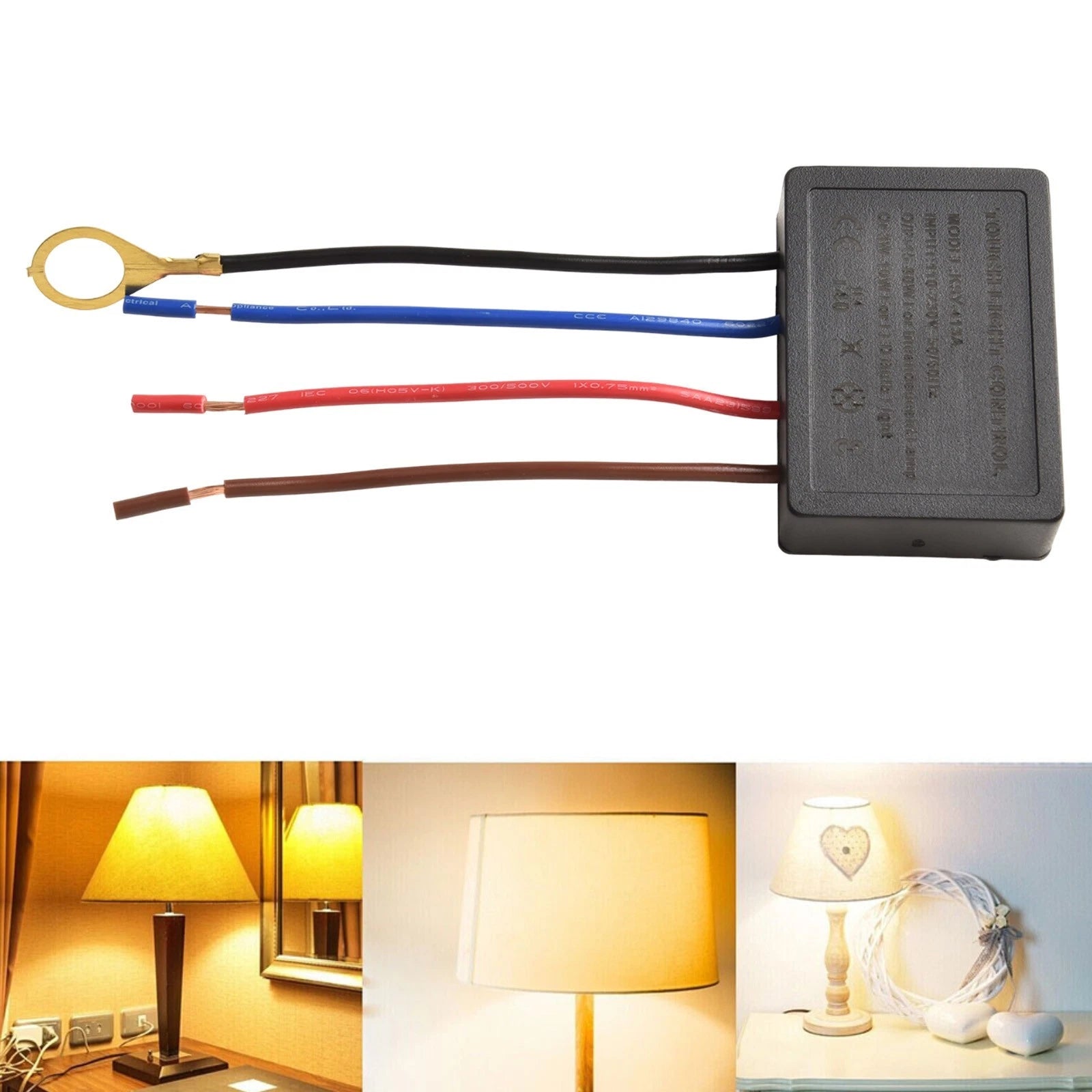 3 Way Touch Light Dimmer Switch Control Sensor for 220V Incandescent