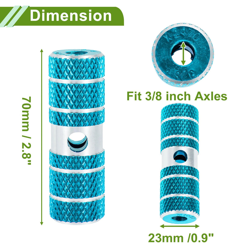 Bike Pegs 70mm Replacement Set for Blue Cycle Foot Pegs (Universal)