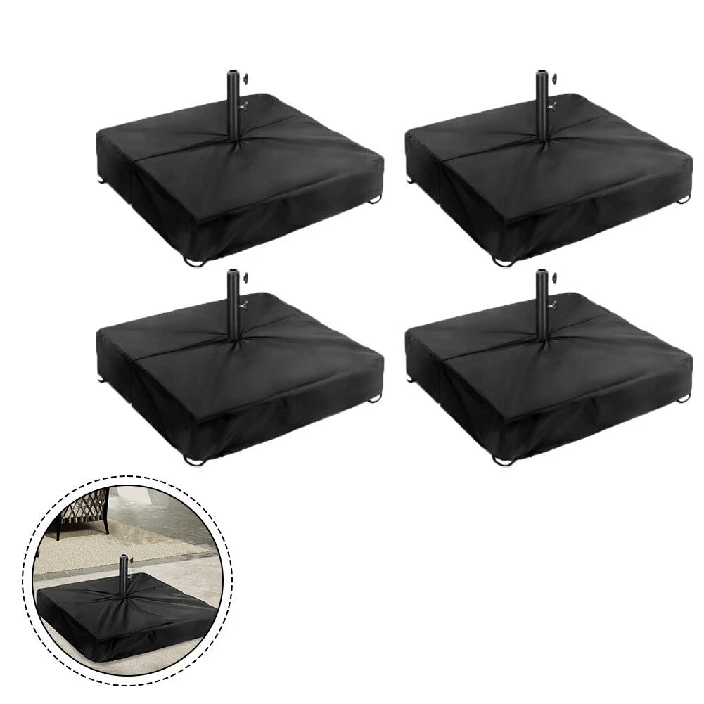 Weather Resistant Patio Umbrella Base Cover with Elastic Rope
