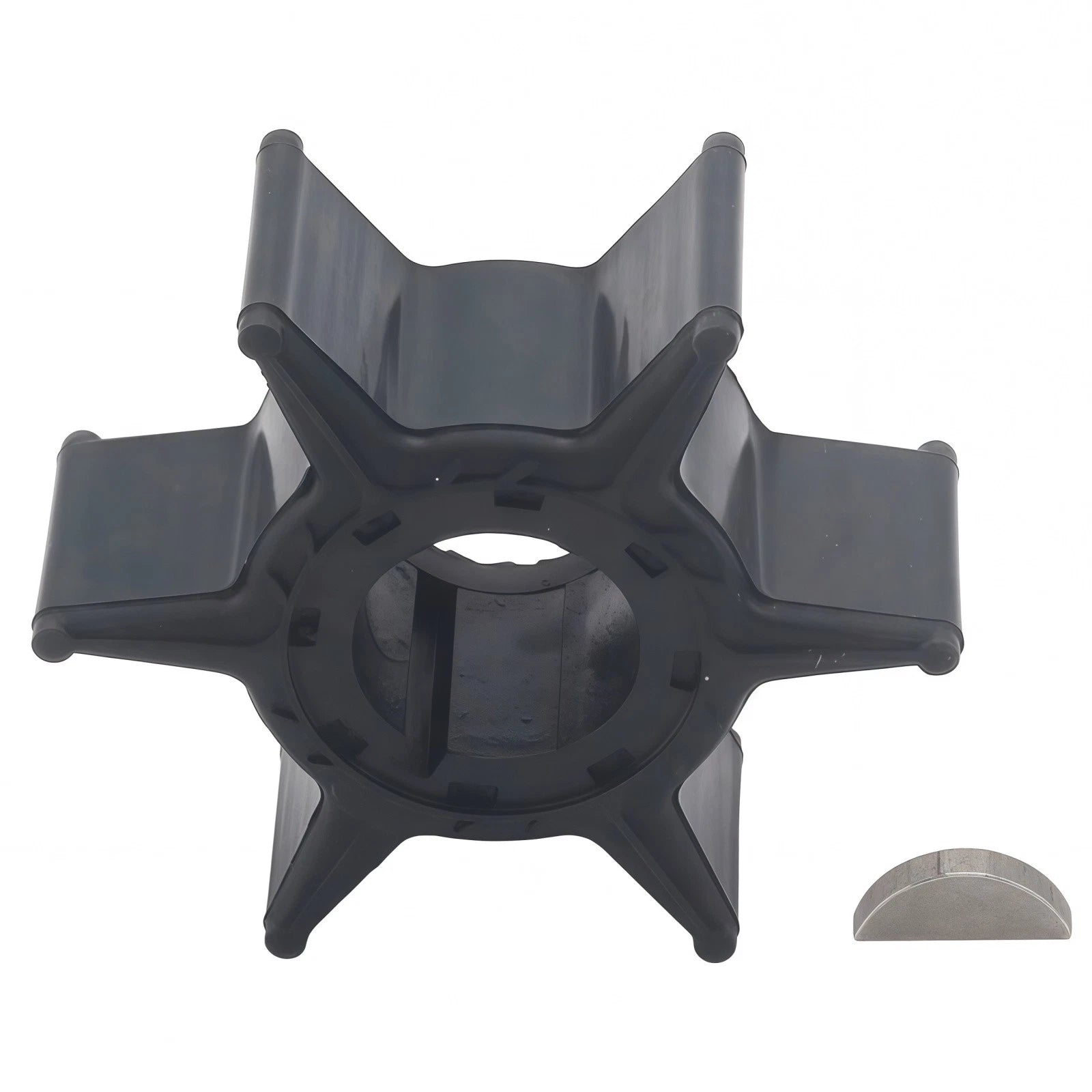 6H4-44352-00 Water Pump Impeller & Key for Yamaha Outboard (25-50 HP)