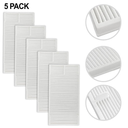 Set of 5 Replacement Filters for Eureka E20 Plus Vacuum Cleaner