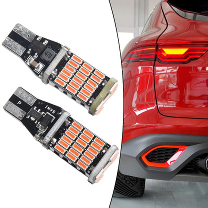 2pcs T15 Led Bulbs Reverse 45SMD W16W 4014 Accessory Back Bulb