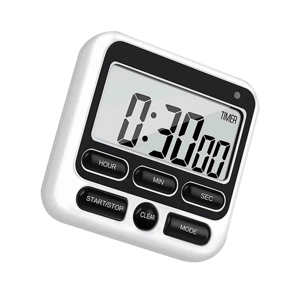 Digital Kitchen Timer with Magnetic Back and Countdown Feature