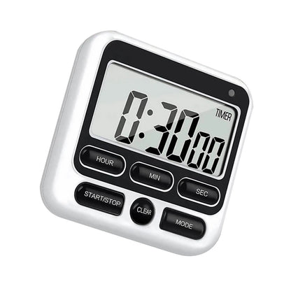 Digital Kitchen Timer with Magnetic Back and Countdown Feature