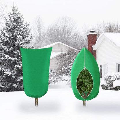 Large Frost Blanket with Drawstring and Zipper for Plants