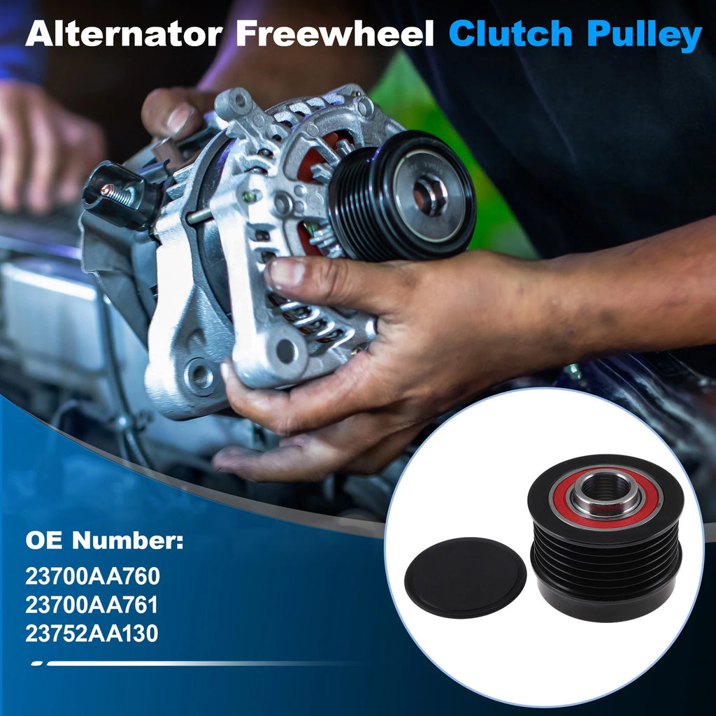Alternator Freewheel Clutch Pulley Replacement for Subaru Forester 2.0L (1999–2005)