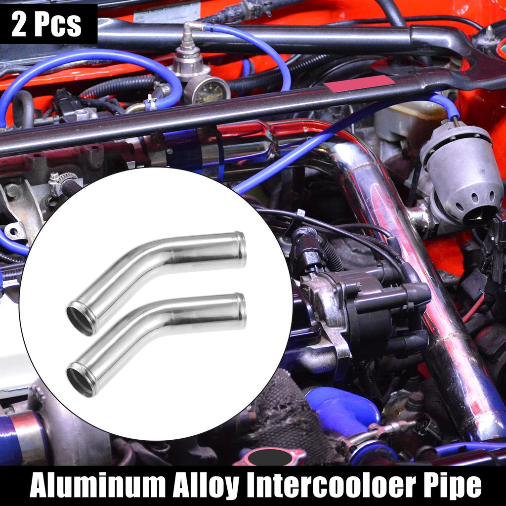 2X 2" Intercooler Pipe Intake Tube 45 Degree Bend Elbow for
