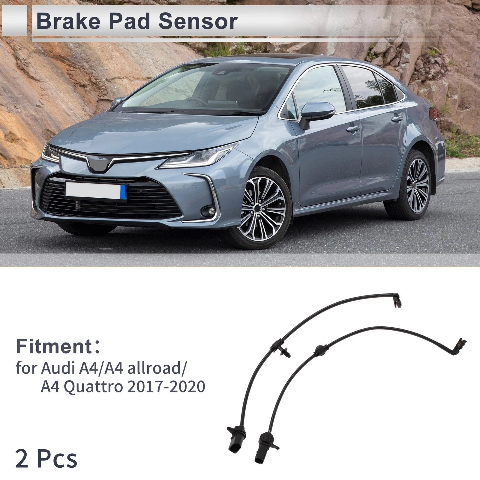 Rear Wheel Brake Pad Wear Sensor Replacement for Audi A4 Quattro (2005–2016)