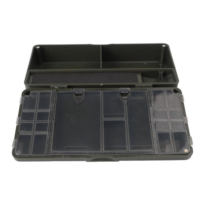 Spacious Carp Fishing Tackle Box with Rig Pins for Fishing Accessories