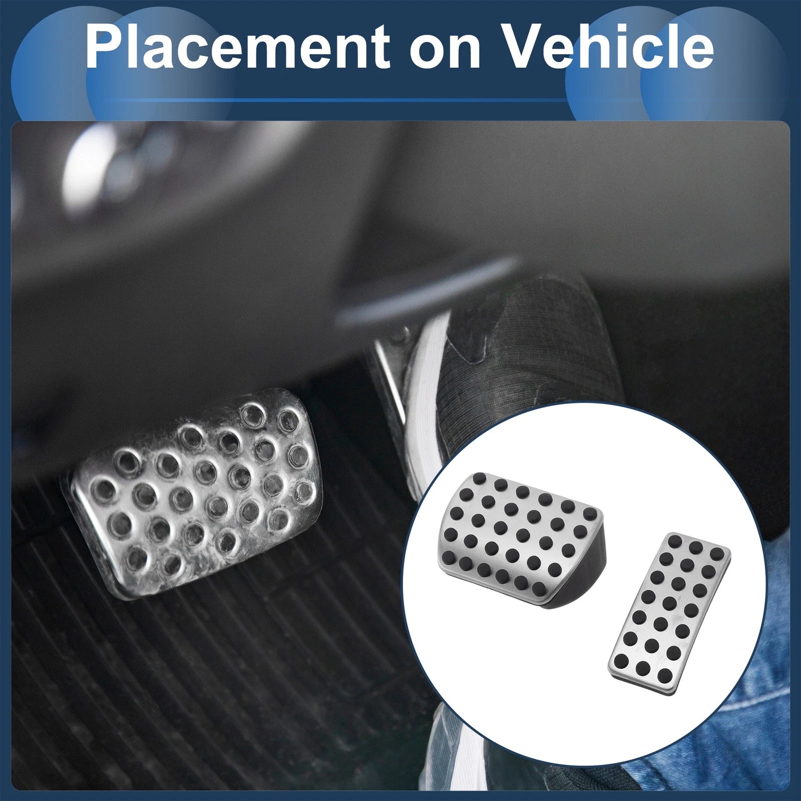 Automatic Foot Accelerator Pedal Covers Set for Mercedes A-Class (2019–2020)