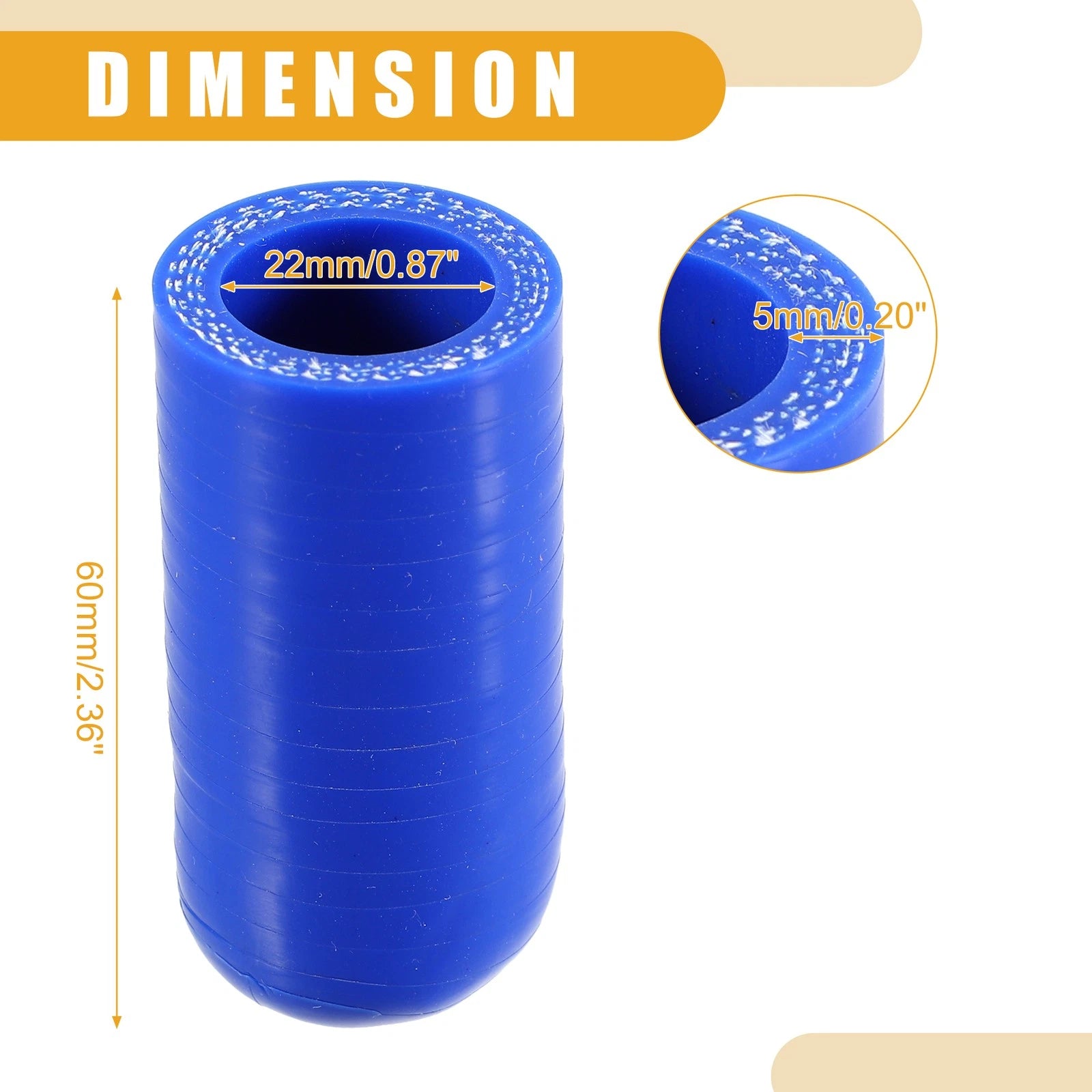 22mm Silicone Coolant Cap Intake Vacuum Hose End Plug for Universal