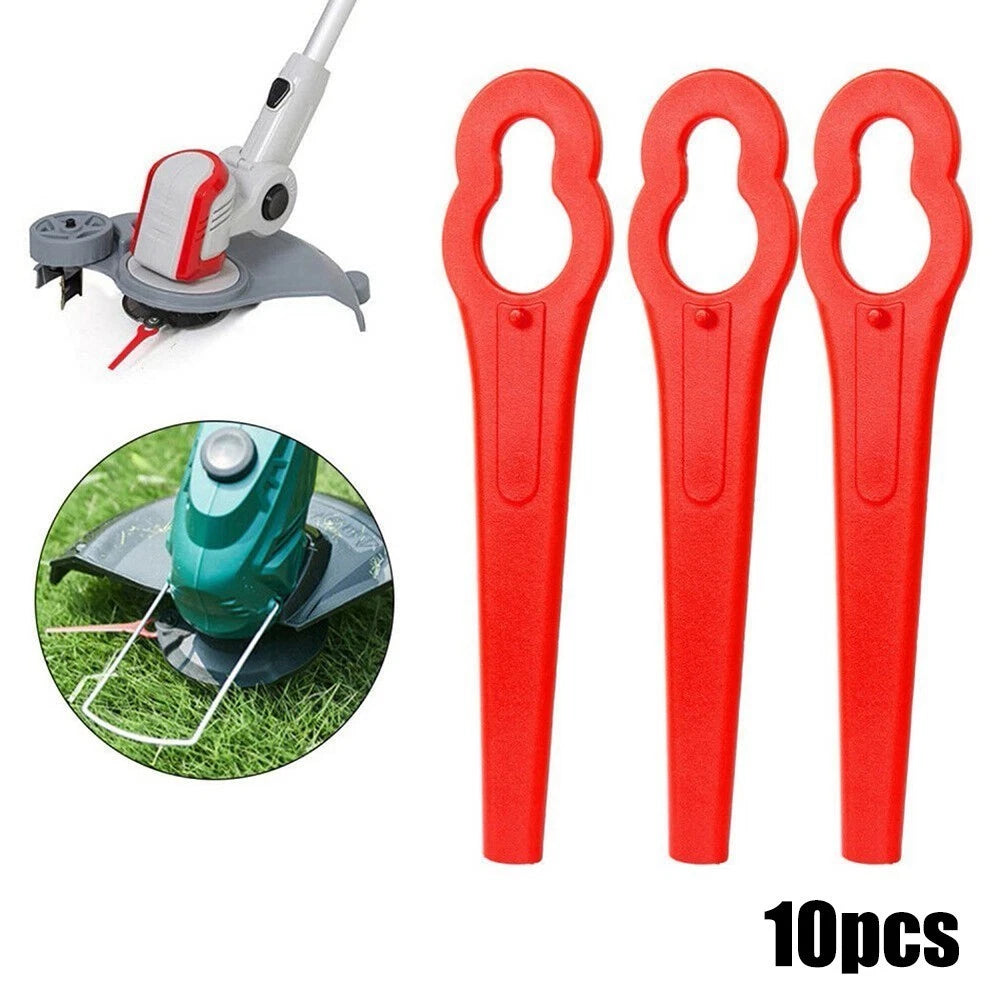 10X Plastic Blade for Einhell GE-CT 18 Cordless Grass Trimmer