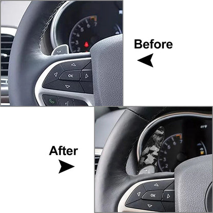 2X Steering Wheel Shift Paddle Extensions for Jeep Dodge Chrysler
