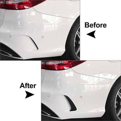 2X Rear Bumper Splitter Spoiler Canard for Benz C Class S205