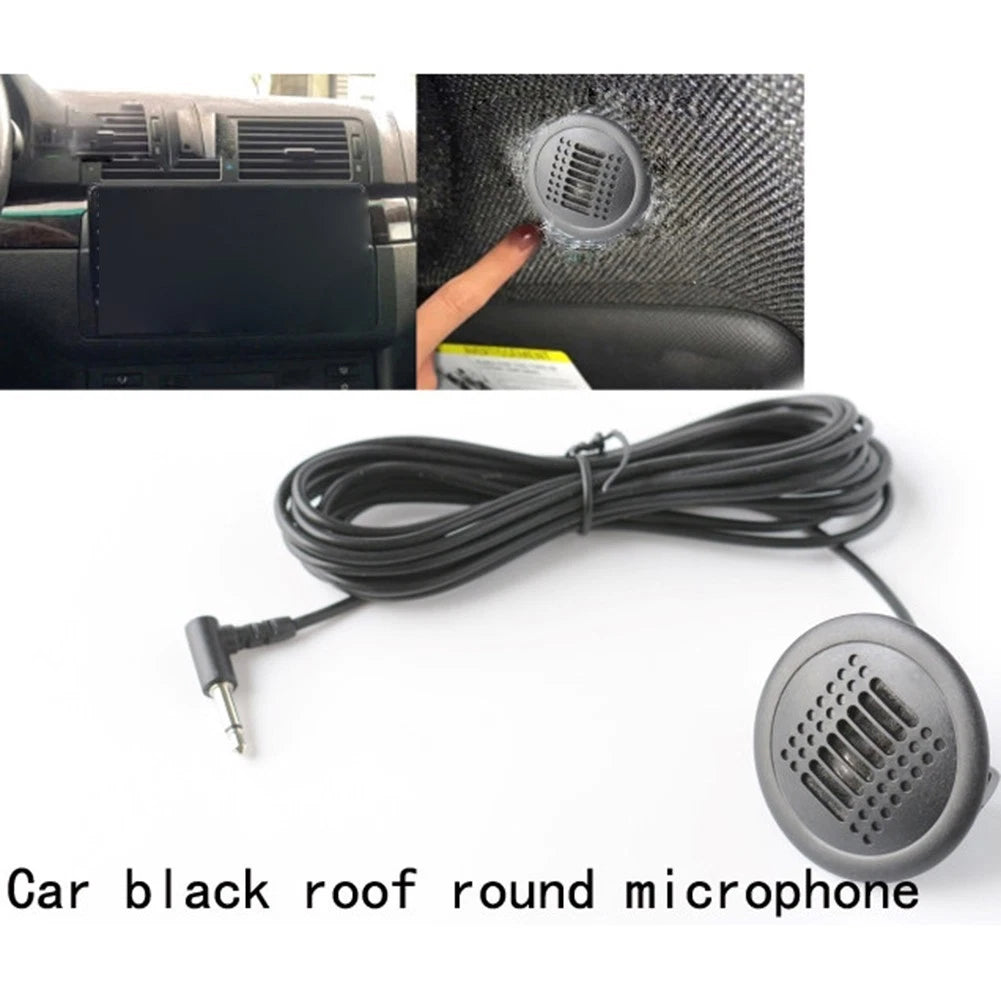 Wired 3.5MM Car Microphone for BMW Benz (Compatible with Android Radio)