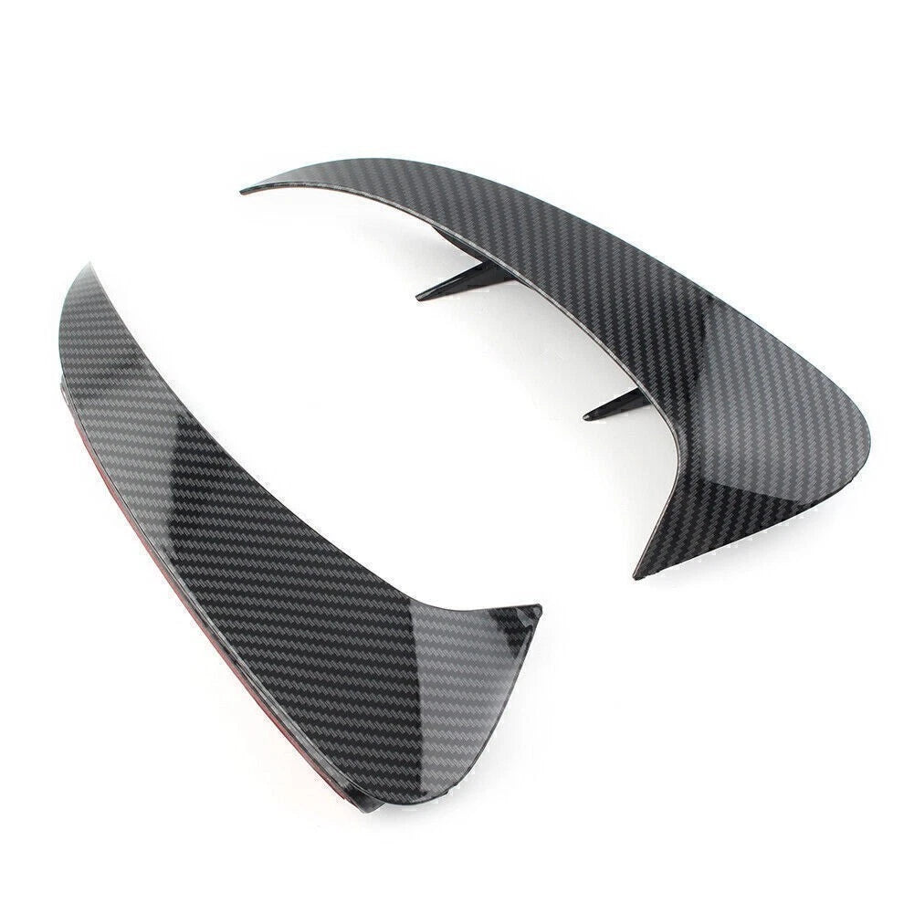 Carbon Look Rear Bumper Fins for Benz A Class V177 A220 (2019–Present)