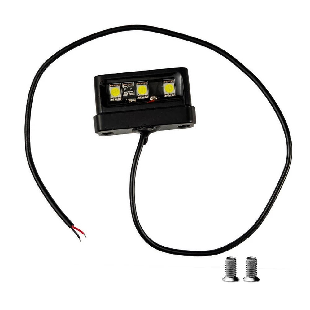 Rear License Plate Light for Motorcycle (Universal Fit)