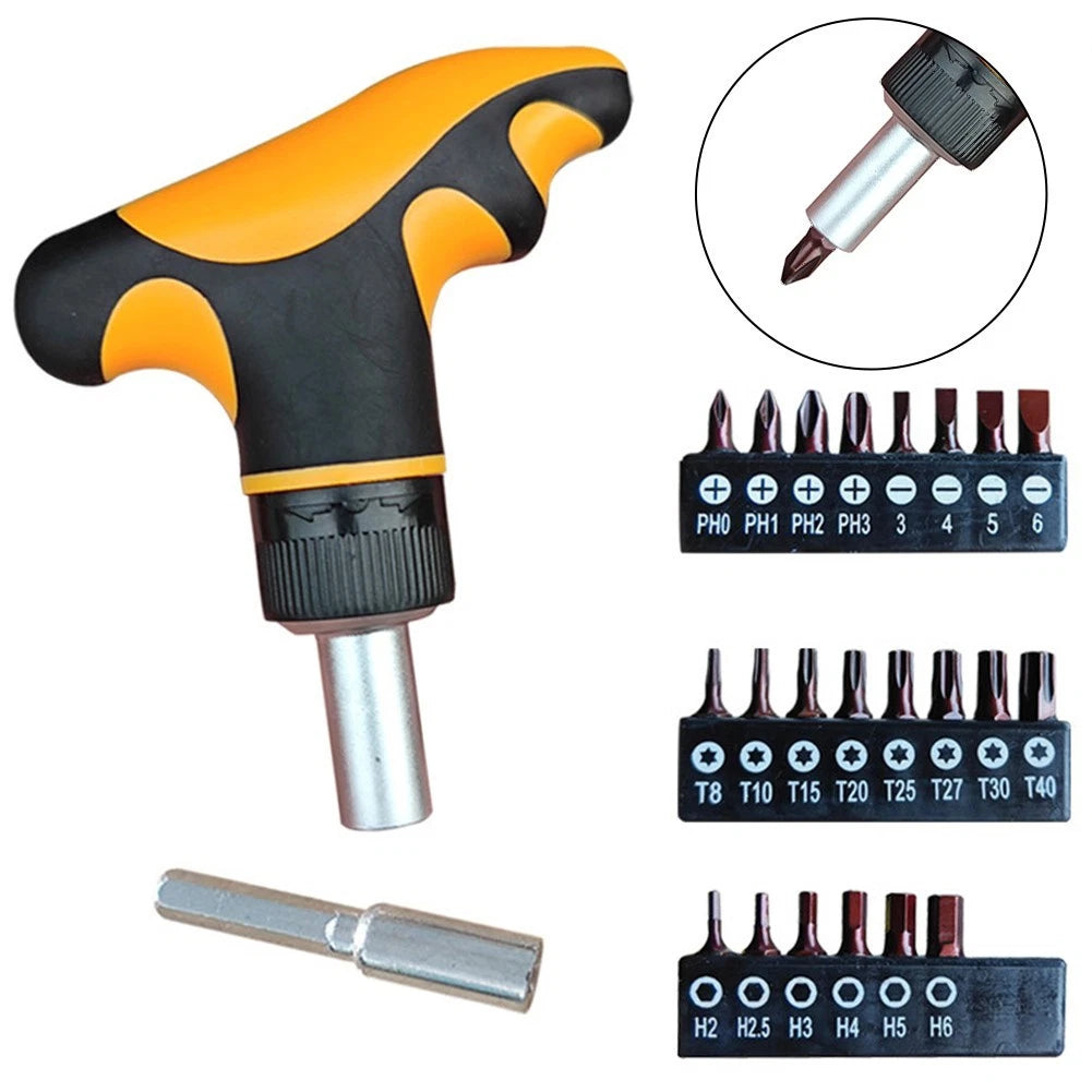 Set of 4 Ratchet Screwdrivers for Improved Efficiency