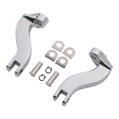 Chrome Rear Footpeg Mount for Harley Touring Electra Street Glide (1993–2025)