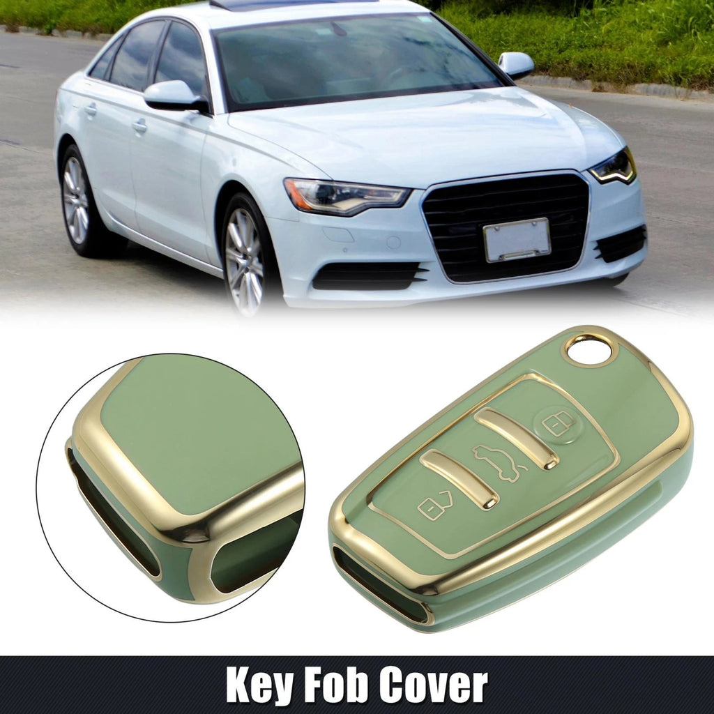 Key Fob Case TPU Cover for Audi Q3 3 Button (2015–2020)