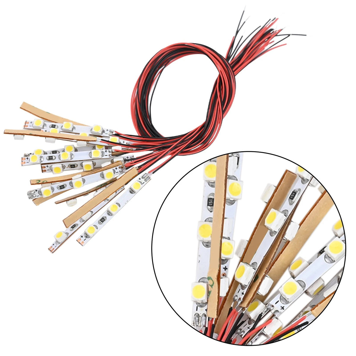 LED Light Strip for Dollhouse Toys (AC/DC, Flexible)