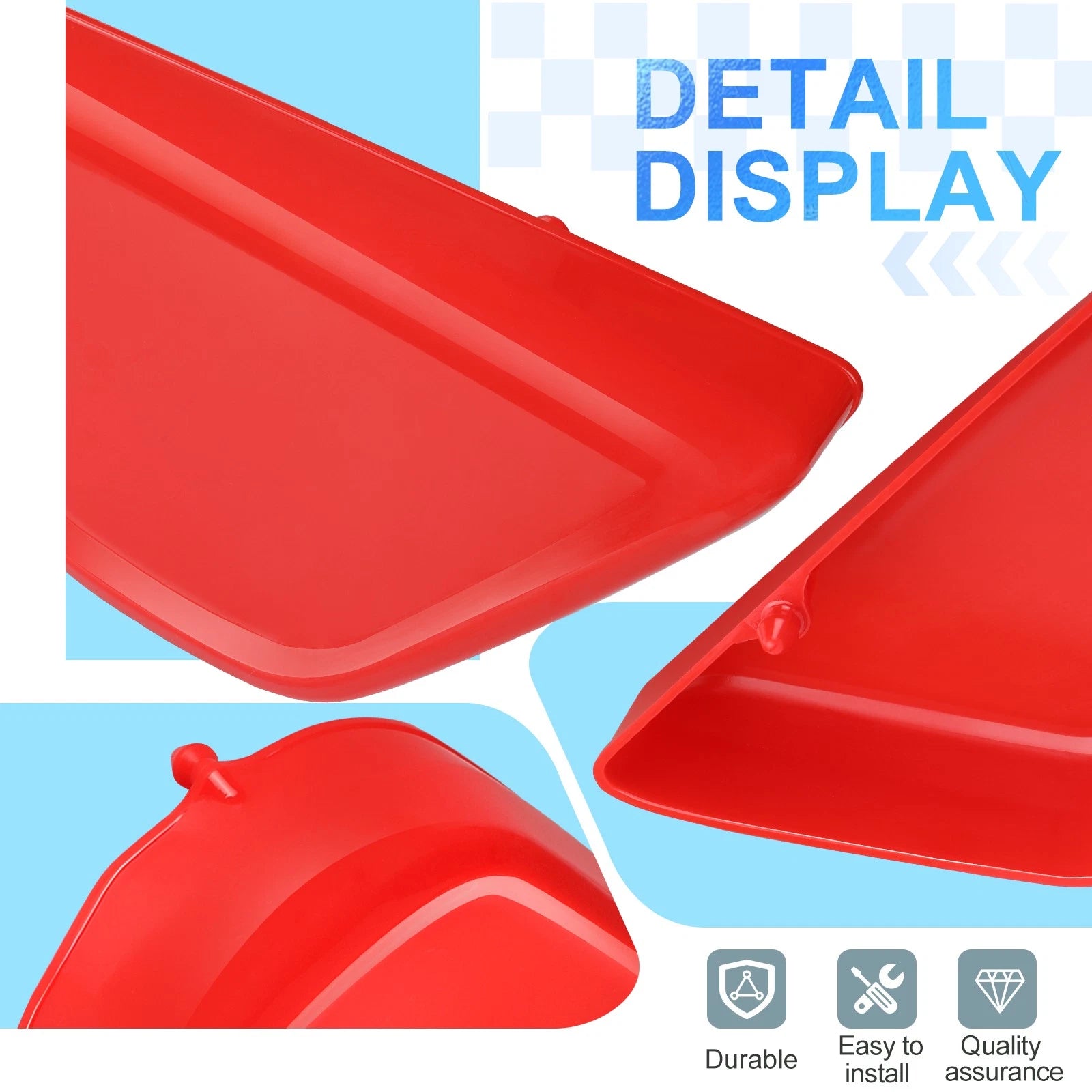 Left Side Cover for Honda Mini Trail Z50 Z50A (1972–1978) Red