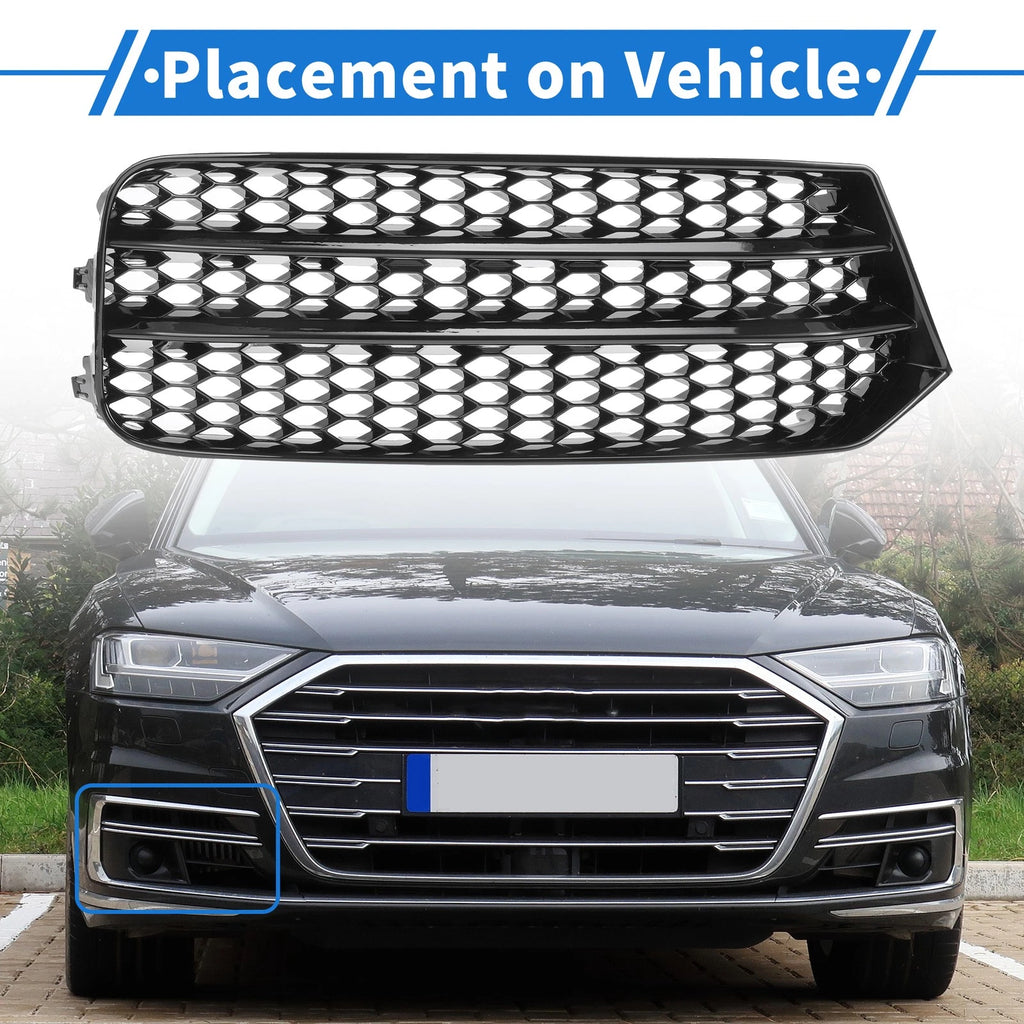 Front Right Fog Light Grill Replacement for Audi A1 (2011–2018)