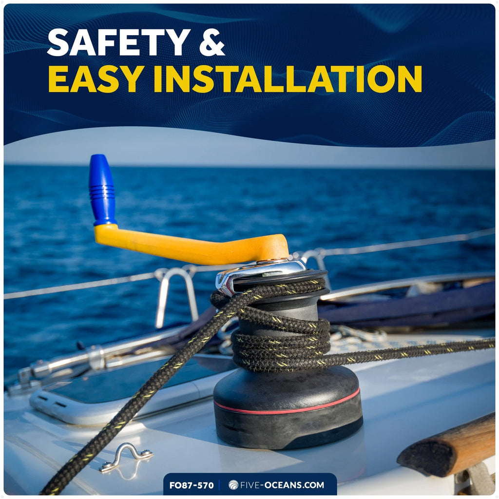 Winch Handle and Holder Pocket Set for Sailboat (FO87-570)