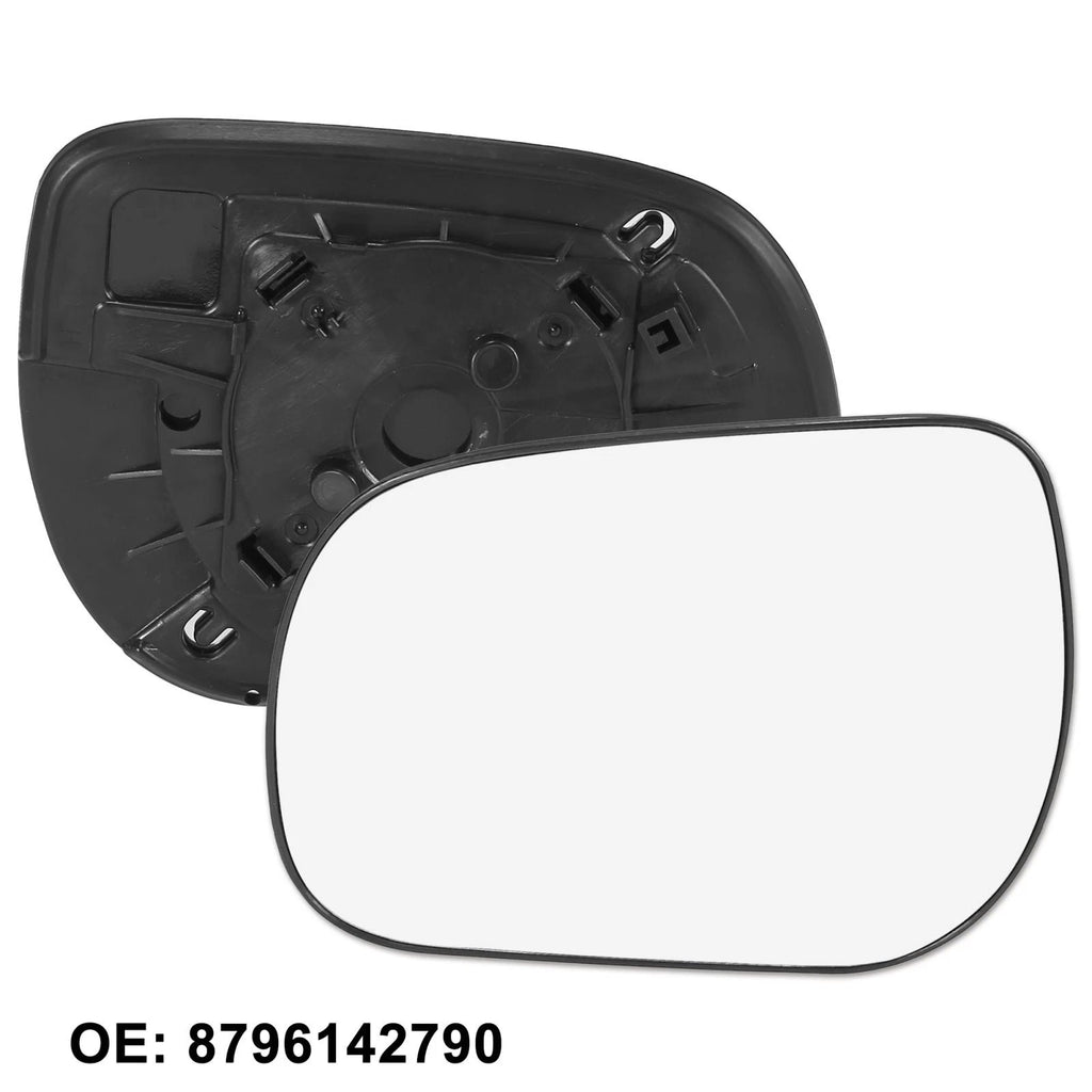 Left Driver Side Non Heated Mirror Glass with Backing for Toyota RAV4 (2013–2018)