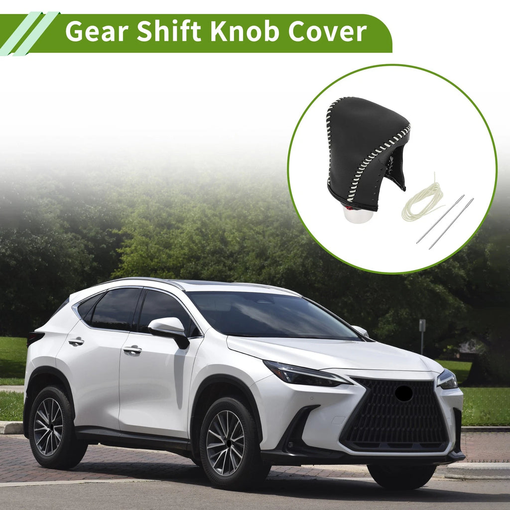 Gear Shift Knob Cover Replacement for Lexus ES300h (2018–2023) Faux Leather