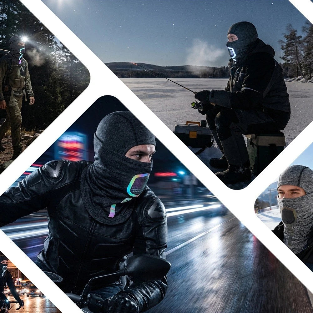 Winter Reflective Balaclava Neck Warmer for Cycling