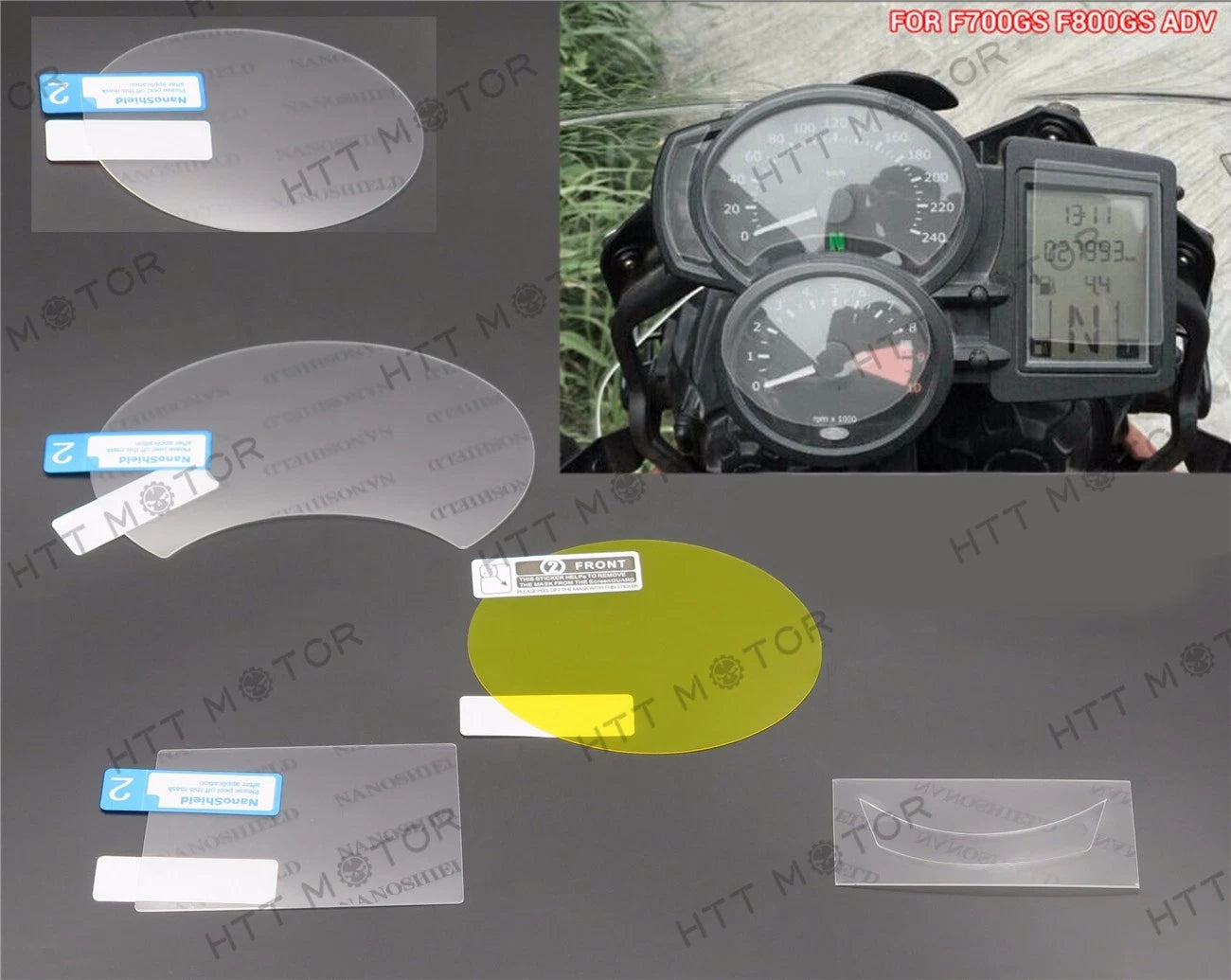 Scratch Protection Film Screen Protector for BMW F800GS (2008–2017)