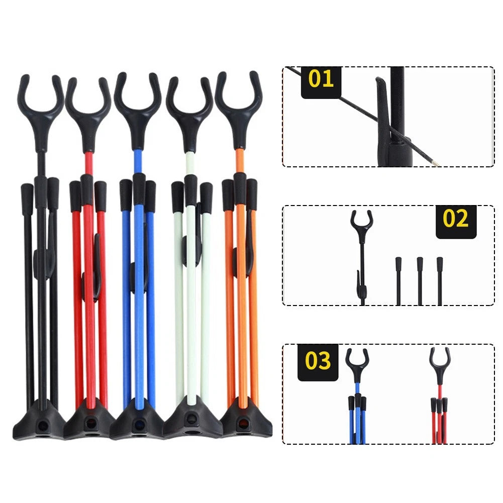 Portable Bracket Rack for Recurve Bow Longbow (Effortless Installation)