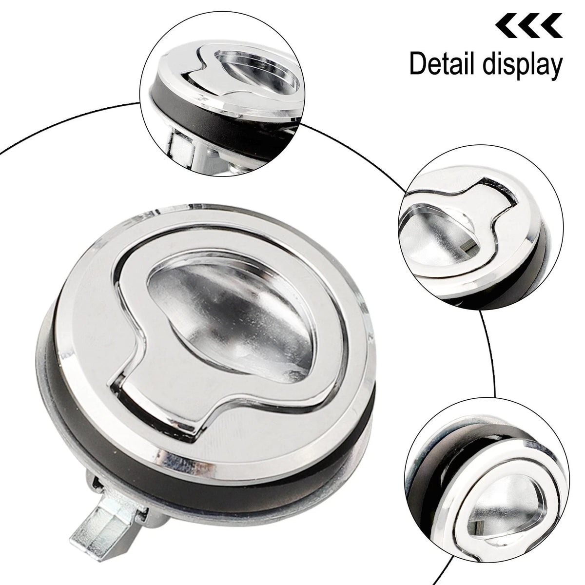 Flush Mount Hatch Slam Latch for Marine Boats (Versatile, Reliable)