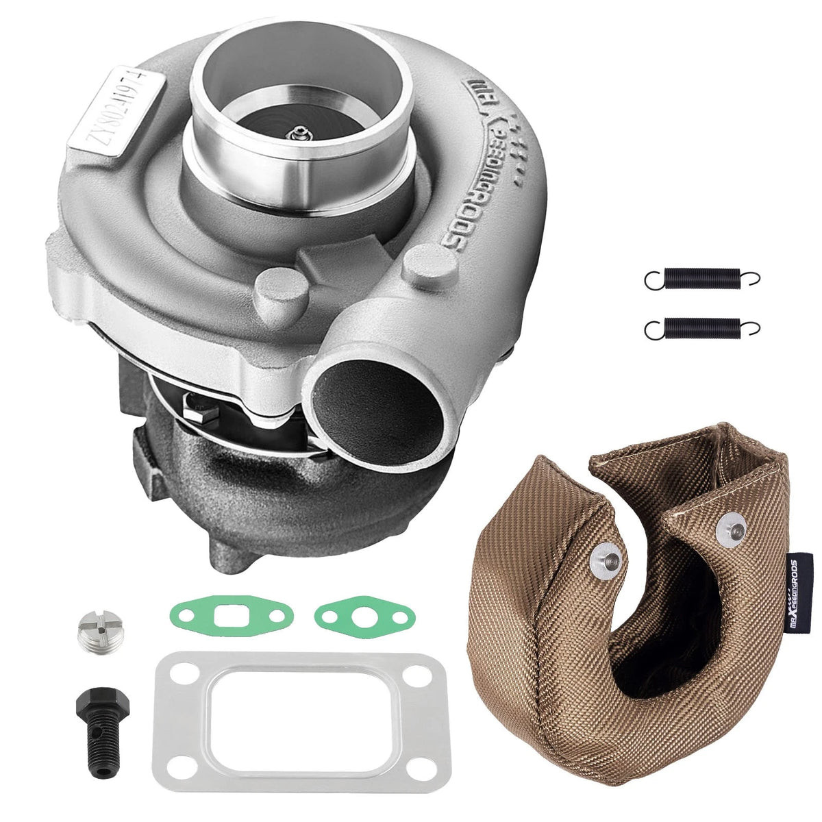 T04E T3/T4 Turbo Universal for 1.5L-2.5L (Billet Wheel, Titanium Blanket)