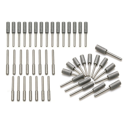 45 Pcs Chainsaw Sharpening Bits 4.0mm 4.8mm 5.5mm for Chain Saw Grinding