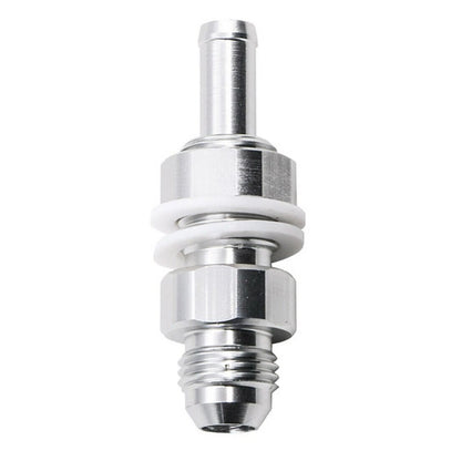 6AN Male Flare Bulkhead to 5/16 Hose Barb Fuel Tank Fitting for Auto (??–??)