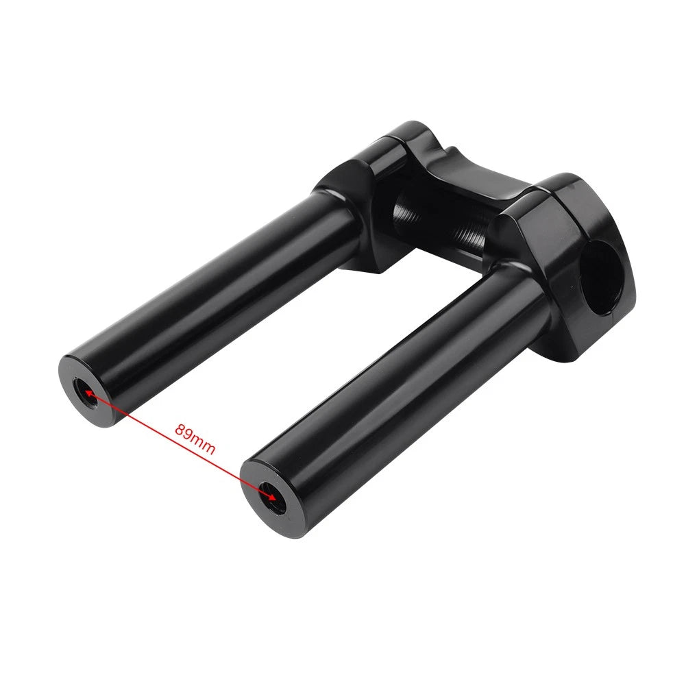 Chrome 6" Handlebar Riser Top Clamp for Harley Road Glide, King, Dyna, Softail