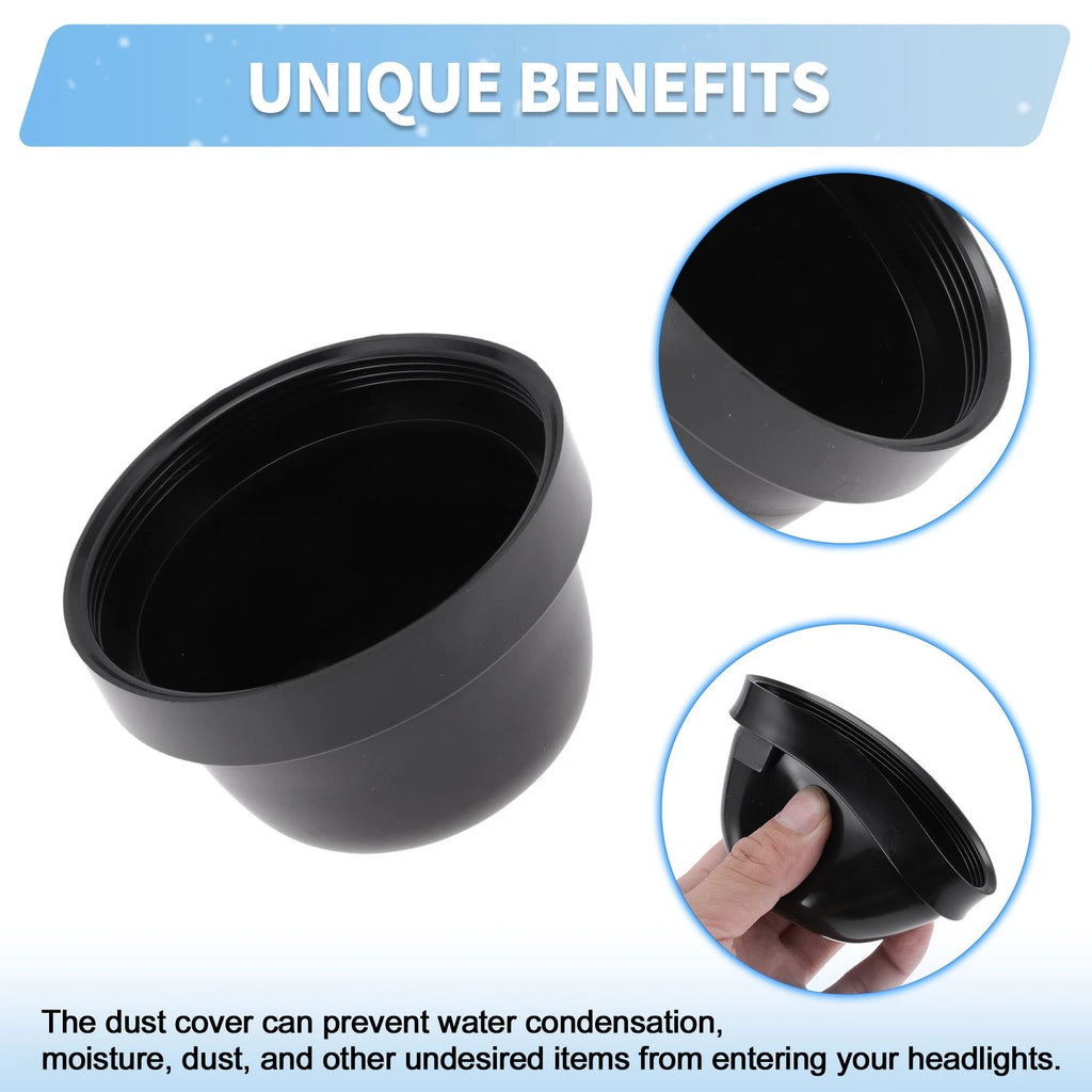 75 mm Headlight Dust Cover for Car (Silicone Round Cap)