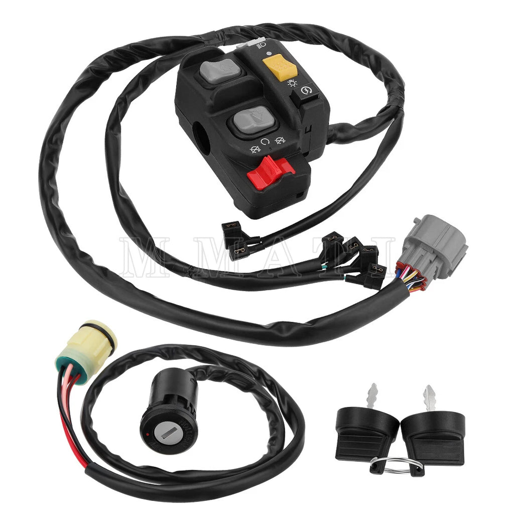 Start Stop Switch & Key Switch for Honda Rancher 420 TRX420 (2007–2013)
