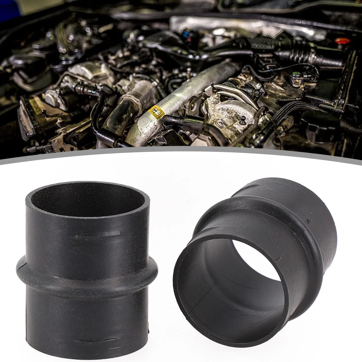 2X Duct Joiner Connector 50mm H29301 for Automotive