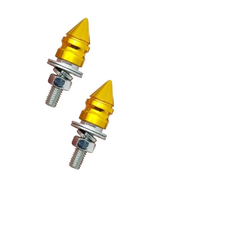 M6 Thread License Plate Screws (Pagoda Style) for Cars & Motorcycles
