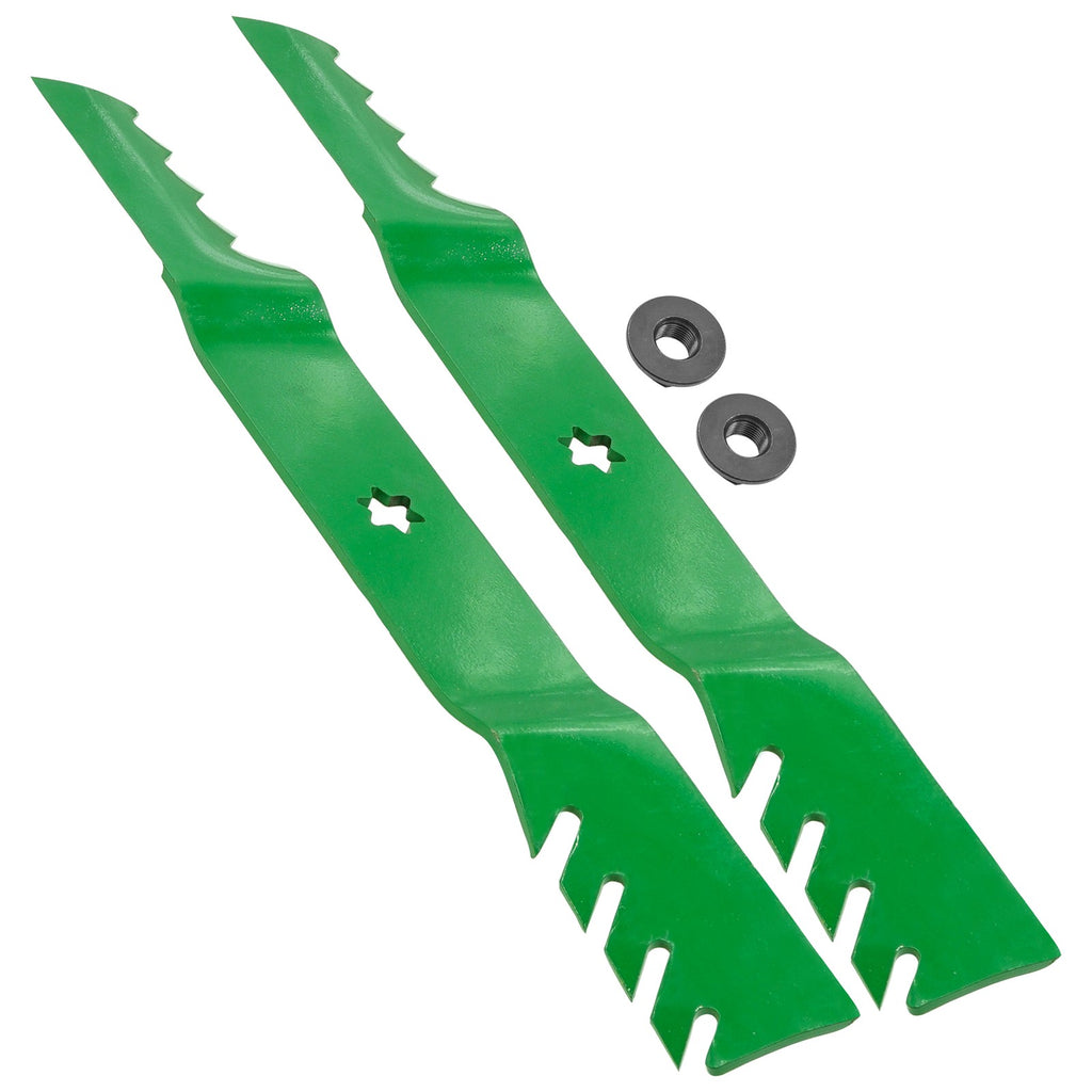 42 Inch Deck Blades with Nuts for MTD Cub Cadet (2014–2024)